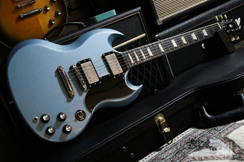Gibson Custom Shop '61 Les Paul SG Standard Reissue 2011 - Pelham Blue Modified image 1