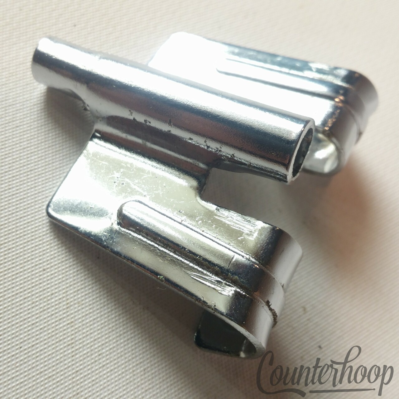 Vintage Threaded Drum T-Rod Claw Single Tension Marching Chrome 70s Tama? — main photograph