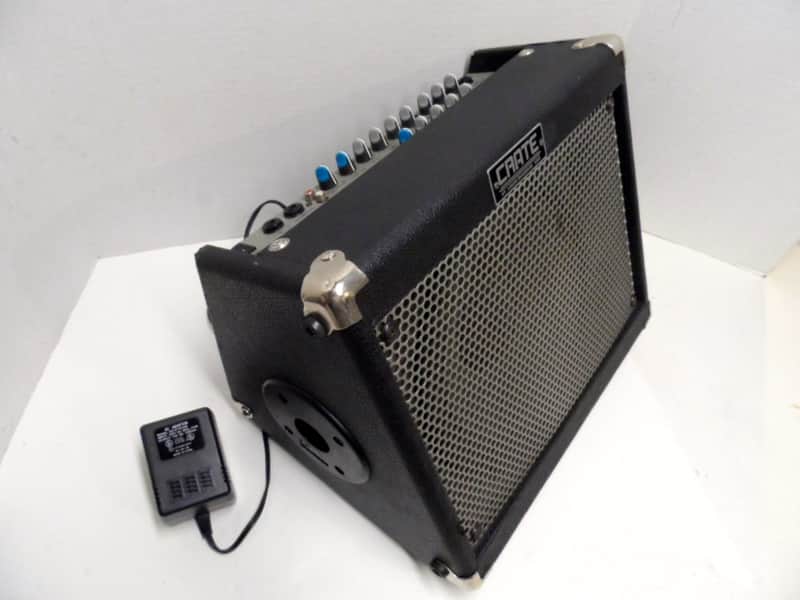 Crate Taxi Limo Street Busk Guitar Amp/PA 50 Watt 2 channel 1x10 TX50D Battery Rechargeable Portable image 1