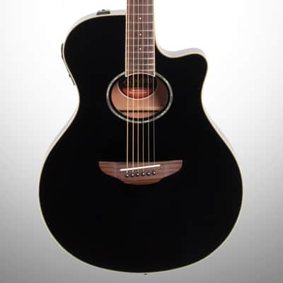 Yamaha APX-600 Acoustic-Electric Guitar, Black image 1
