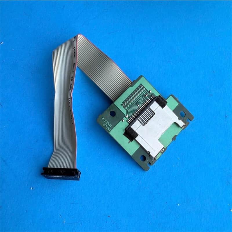CASIO LK-92TV Lighting Keyboard Part: SmartMedia Card Slot Board PCB M649-MAA3 image 1