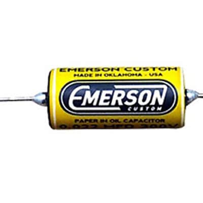 Emerson Custom Paper In Oil Tone Capacitor 0.022uf 300v - Yellow