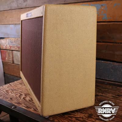 1960 Fender Twin 5F8-A Narrow Panel Tweed image 3