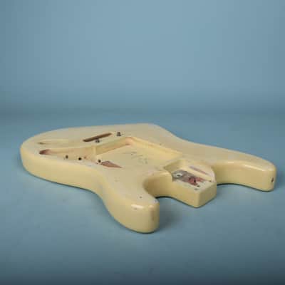 1994 Fender USA Stratocaster Guitar Body Vintage White image 6