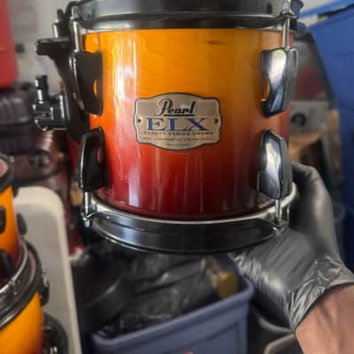 Pearl EXL 7-Piece Drum Kit Pearl 2010 - Sunburst fade image 2