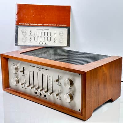 Marantz Model Thirty-Three Preamplifier w/ Cabinet & Manual image 1