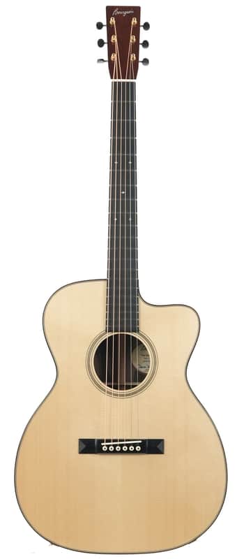 Bourgeois Soloist OM C Italian Spruce Macassar Ebony image 1