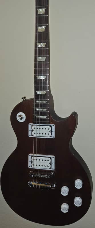 Upgraded 2008 Gibson Les Paul Studio Worn Brown with hardshell case image 1