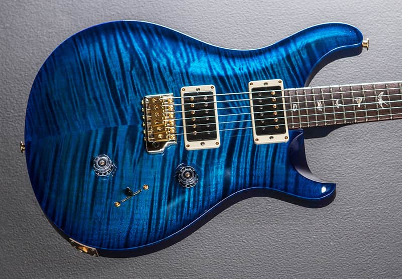 Paul Reed Smith Custom 24 10 Top - Royal Blue Burst Wraparound image 1