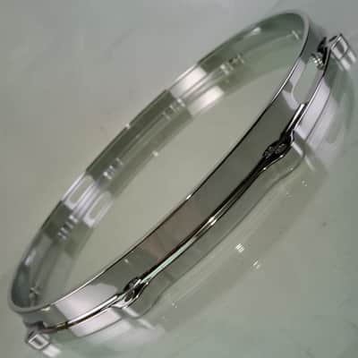 Gretsch 14" Die-Cast 10-Lug Snare Drum Resonant Rim/Hoop Vintage Chrome#4158 70s image 2