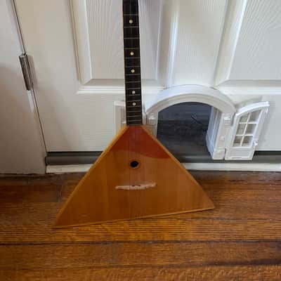 USSR Balalaika 1980s (uke ukulele oud banjo dulcimer domra russia russian made small acoustic guitar like instrument) image 1
