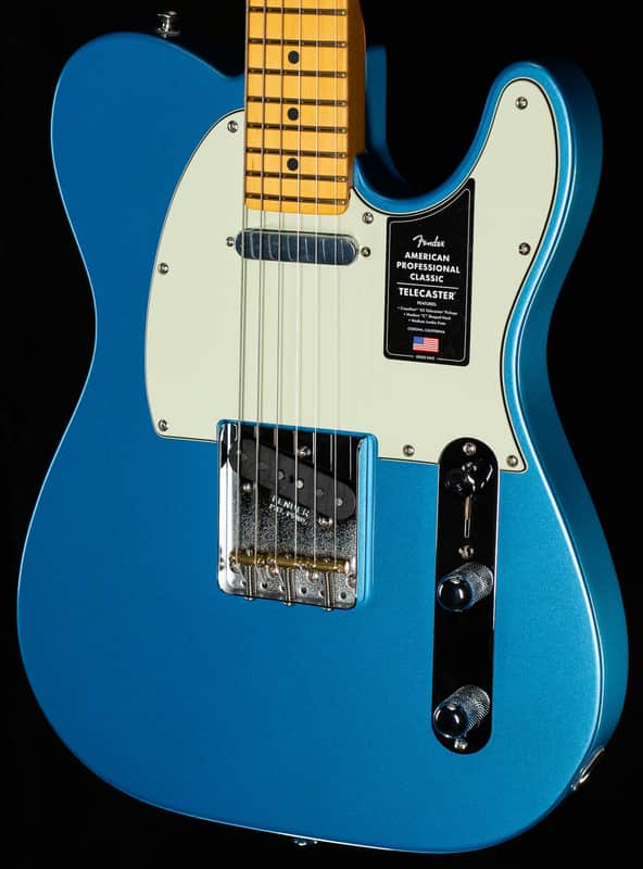 Fender American Professional Classic Telecaster Maple Fingerboard Faded Lake Placid Blue (015) image 1