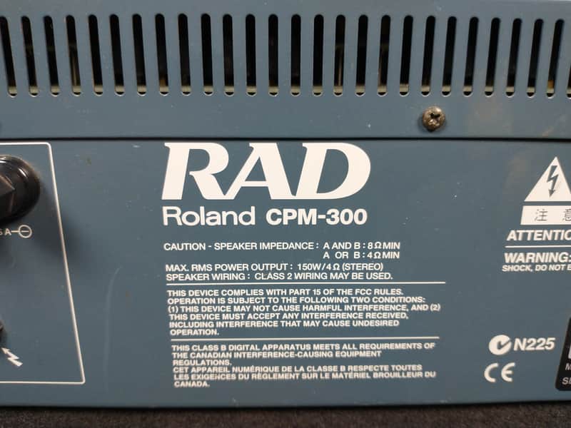Roland CPM-300 RAD 10 Channel 300 Watts Powered Mixer | Reverb