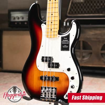 Fender Player II Modified Active Precision Bass - 3-Tone Sunburst with Gig Bag image 1