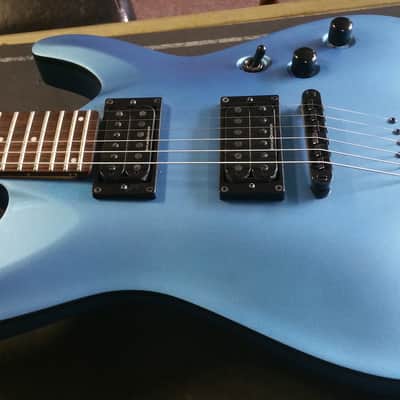 Schecter C-1 Special Diamond Series Satin Metallic Blue W/Gig bag image 5