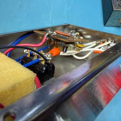 Mosrite Fuzzrite 1960s - Silver vintage electric guitar pedal fuzz image 23