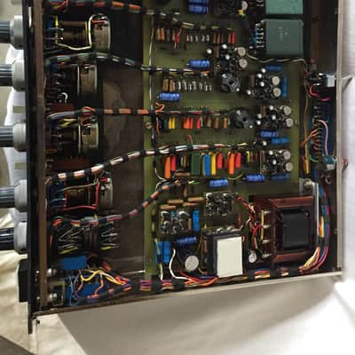 Pair of Original Vintage Neve 1081 Pre-amp / EQ Modules in Rack image 7
