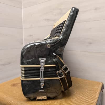 Salanti N. 245 Piano Accordion - Black w/ Case *as-is* image 10