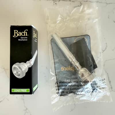 Bach 3517C 7C Bb Trumpet Mouthpiece 2020’s - Silver Plated image 1