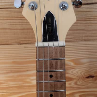 Gold Tone GME-6 Electric Manditar - Cream Gloss image 8
