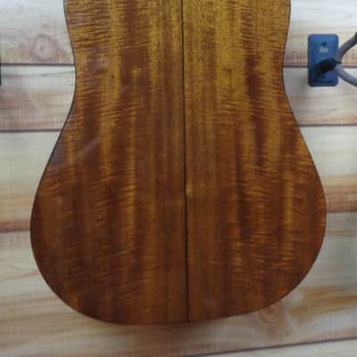 Used 1980s Sigma DM3M Dreadnought Acoustic Guitar Mahogany w/Chipboard Case image 5