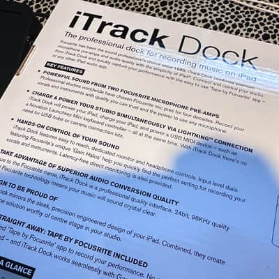 Focusrite iTrack Dock Mobile iPad Recording Interface 2010s - Black/Red image 13