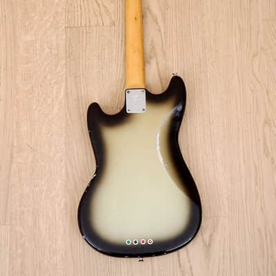 1970s Fender Mustang Bass – Custom Lollar Thunderbird + Riggio Silverburst Relic – 7lbs 13oz image 16
