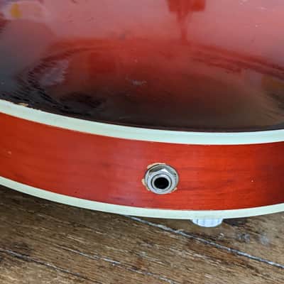 Harmony Rocket Vintage 1969 Red 335 Style Double Cutaway image 13