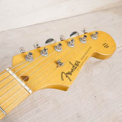 Fender ST-57 Stratocaster Reissue MIJ 1994 Black USA Vintage PUs Japan Fujigen w/ Hard Case image 5