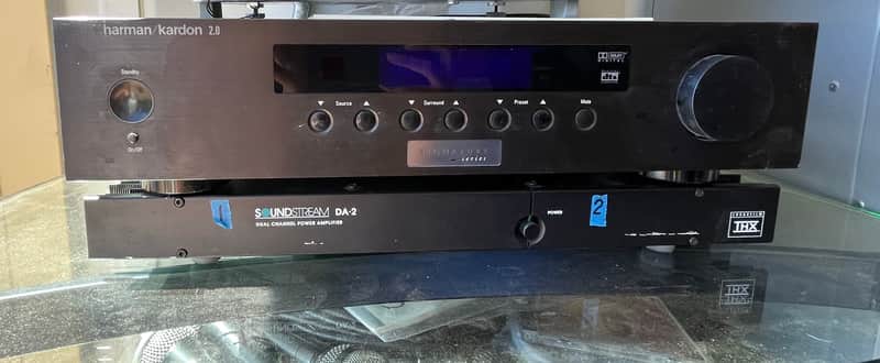 Harman Kardon Signature 2.0 Processor + Soundstream DA-2 THX Power Amplifier image 1