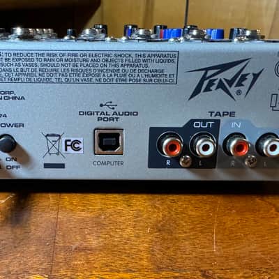 Peavey Pv6 PV 6 usb analog 4 channel small mixer image 5