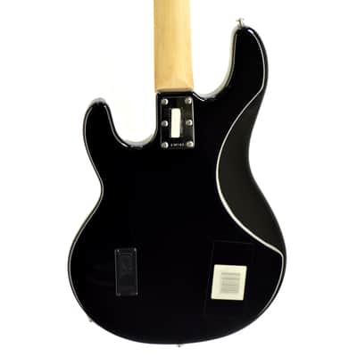 Ernie Ball Music Man StingRay 4-String Bass + Hipshot BT1 - Black image 9