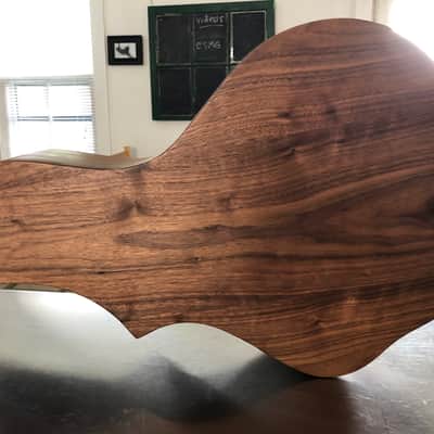 TogaMan Guitars Bistro Model 2011 Natural Finish Bowed Guitar image 6
