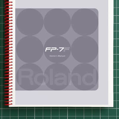 Roland FP-7F — 4 in 1 Owners Manual User Instructions — 151 Pages — USA Made