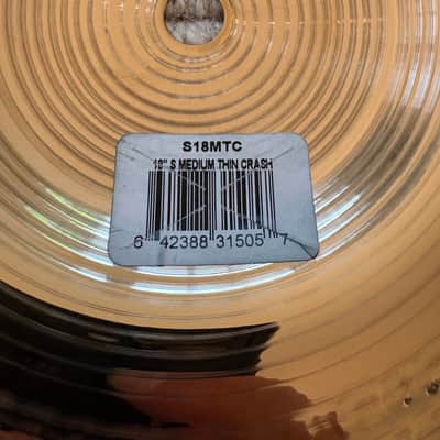 Zildjian 18" S Series Medium Thin Crash Cymbal 2016 - Present - Brilliant image 9