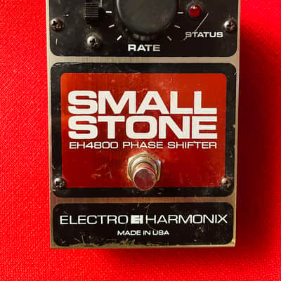 Electro-Harmonix Small Stone EH4800 Phase Shifter V4 with Status LED 1998 - 2006 - Black/Orange image 1