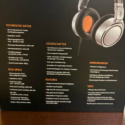 Neumann NDH 20 Dynamic Studio Monitoring Headphones 2019 - Present - Nickel image 5