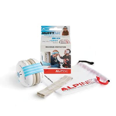 Alpine Hearing Protection Muffy Baby Blue Protective Headphones Open Box image 1