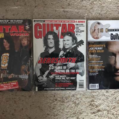 Joe Perry Set of 3 Cover Guitar Magazines image 1