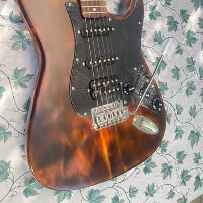 Custom Strat Style Partscaster - Shou Sugi Ban - SSH image 3