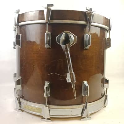 Pearl 16x22"Walnut Lacquer All-Maple Bass Drum Vintage80s Japan Set Kit Kick MIJ image 8