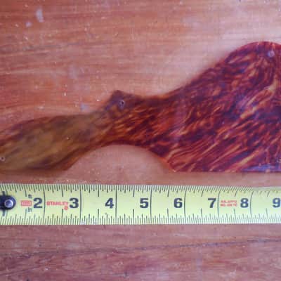 Kay Harmony May Bell Vintage 30's-40's Long Flat Top Tortoise Pickguard image 2