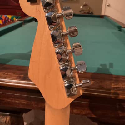 Fender Squire  Stratocaster with new gig bag and a Capo image 7