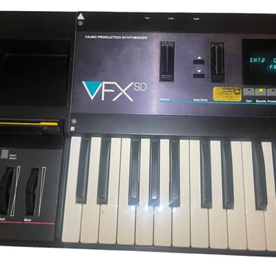 Ensoniq VFX 61-Key Vintage Analog Synth — Transwave, Poly Aftertouch, w/ Cart, Disks & Pedal image 13