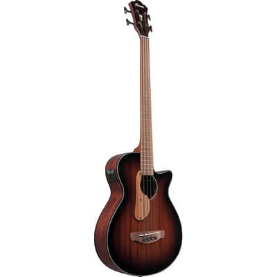 Ibanez AEGB24E-MHS Acoustic Bass- Mahogany Sunburst image 1