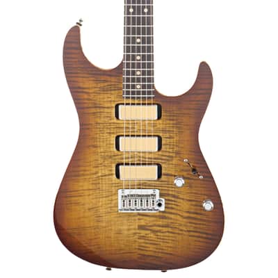 Anderson Drop Top Light Tiger Eye Burst Guitar #08-19-24N image 1