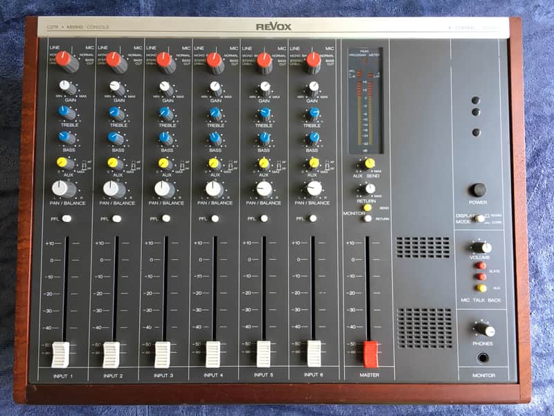 Studer Revox C279 Analogue Mixing Console w/original factory OHSC + 3 Original Manuals image 1