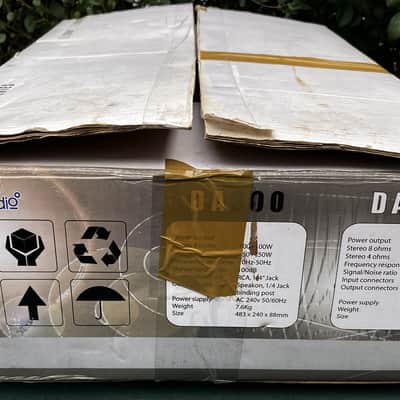 W-Audio DA500 500w Pro Power Rack Mount Amp Amplifier - Boxed - Tested - Working image 6