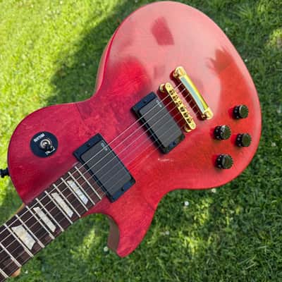 Gibson Les Paul Junior LPJ EMG upgrade gloss headstock upgrade left handed lefty image 2