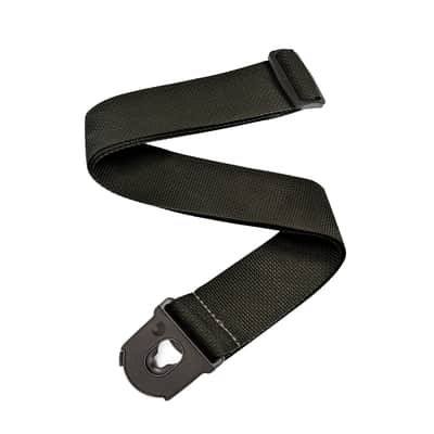 D'Addario Planet Waves PWSPL200 Planet Lock Poly Pro Guitar Strap, Black image 4